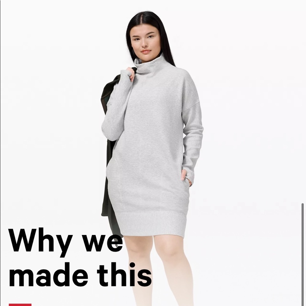 Lululemon Call for Cozy Dress, size 6